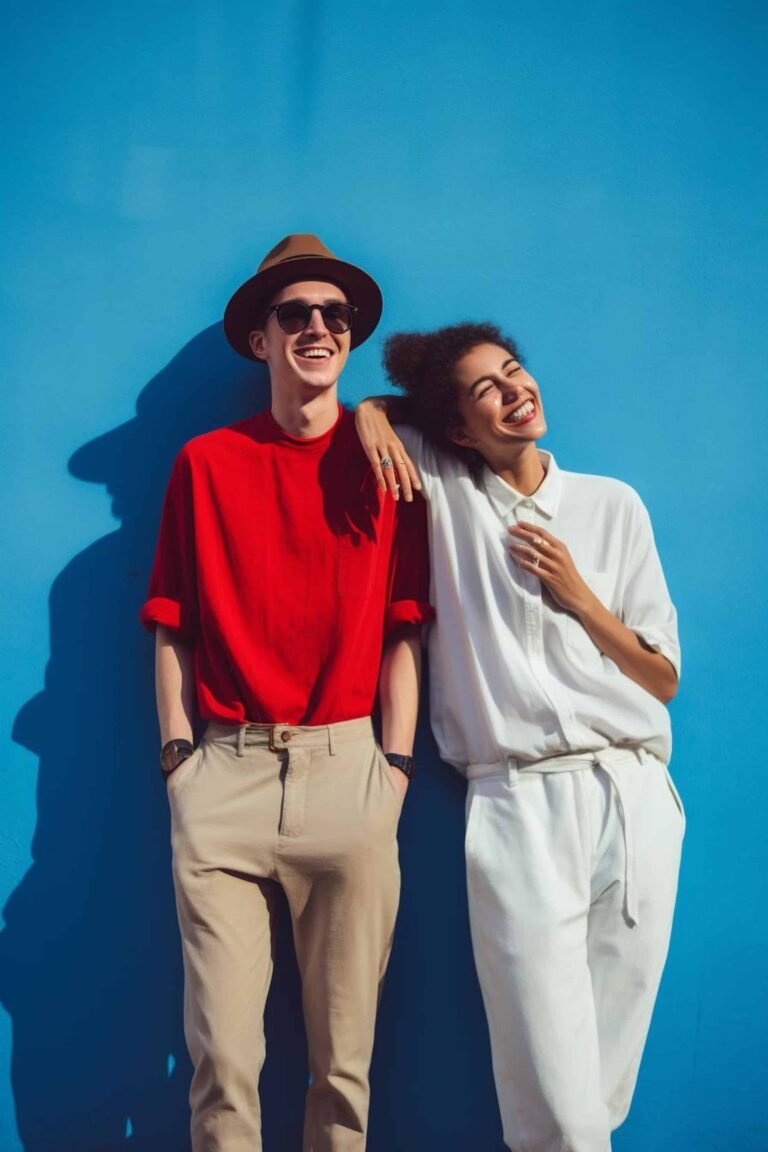 two-men-posing-photo-with-one-wearing-red-shirt-other-has-white-shirt-it